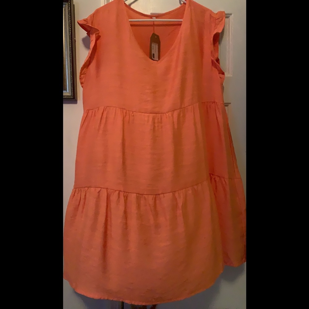 NWT. XL CORAL DRESS